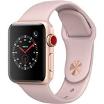 Ficha técnica e caractérísticas do produto Watch Series 3 Gps + Cellular 38mm Ouro Rosa - Apple