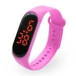 Ficha técnica e caractérísticas do produto New Waterproof Estudantes Silicone LED Watch Sports Moda relógios eletrônicos Digital Display Relógio de pulso