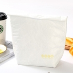 Ficha técnica e caractérísticas do produto Waterproof reutilizáveis ¿¿Lunch Box Leakproof Duplas Brown Paper Bag Tyvek Almoço Venda quente