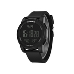 Waterproof Sports Watch Masculino Outdoor Nightlight Relógio Eletrônico - Black