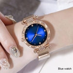 Ficha técnica e caractérísticas do produto Women Ladies Fashion Star Gradient Quartz Watch Wristwatch With Magnet