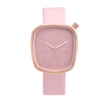 Ficha técnica e caractérísticas do produto Women Watch Fahion Multifuntional Irregular Forma impermeável relógios de quartzo rosa Assista