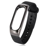 Wristband For Xiaomi Mi Band 2 Zinc Alloy + Tpe Material