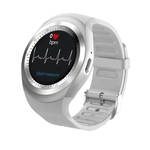 Ficha técnica e caractérísticas do produto Y1hr Smart Watch Tela Redonda Pedômetro Atividade Fitness Tracker Cartão SIM UE