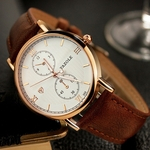 Ficha técnica e caractérísticas do produto YAZOLE clássico homens de negócios relógios Quartz Relógio Masculino 3ATM