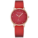 Ficha técnica e caractérísticas do produto YK33 relógio de quartzo Casual Simples Ladies Quartz Relógios de pulso Relógio O relógio original