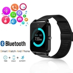 Ficha técnica e caractérísticas do produto Z60 Smart Watch Bluetooth Smartwatch with Luxury Stainless Steel Support SIM and TF Card Smartwatch for IOS Android with Retail Box