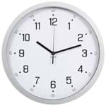 Ficha técnica e caractérísticas do produto Zeith Relógio Parede 35 Cm Prata/branco