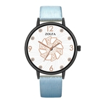 Ficha técnica e caractérísticas do produto ZL103-HO Moda Feminina rel¨®gio de quartzo Couro Strap cl¨¢ssico Mulheres Quartz Assista