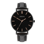 Ficha técnica e caractérísticas do produto ZL115-HA Moda Feminina rel¨®gio de quartzo Couro Strap cl¨¢ssico Mulheres Quartz Assista