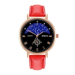 Ficha técnica e caractérísticas do produto ZL90-MA Moda Feminina relógio de quartzo Couro Strap clássico Mulheres Quartz Assista