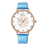 Ficha técnica e caractérísticas do produto ZL95-MP Moda Feminina rel¨®gio de quartzo Couro Strap cl¨¢ssico Mulheres Quartz Assista