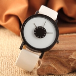 Ficha técnica e caractérísticas do produto ZLF038 Relógios mulheres Luxo Magro PU Leather Strap Rodada Dial os relógios de quartzo